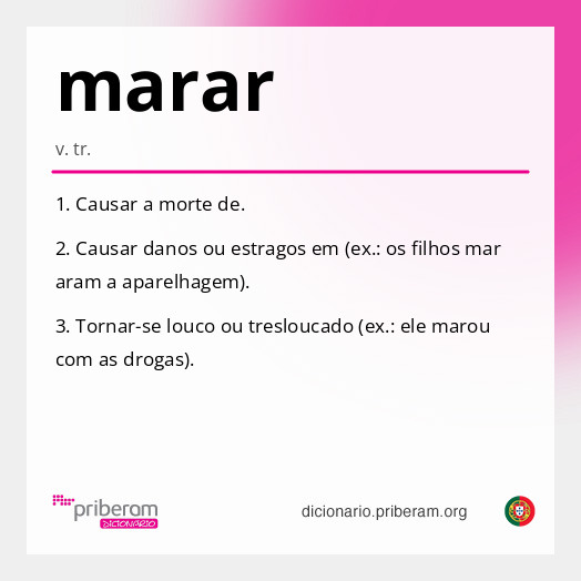 Significado de marar