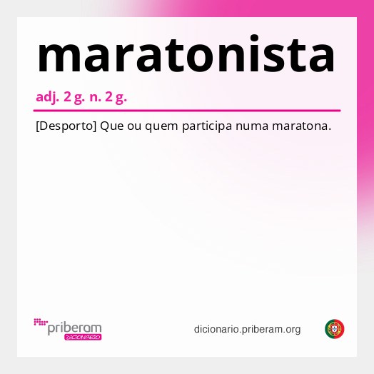 Significado de maratonista