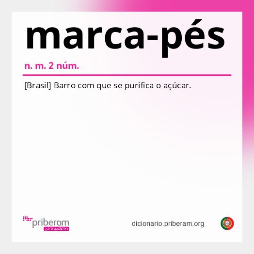 Significado de marca-pés