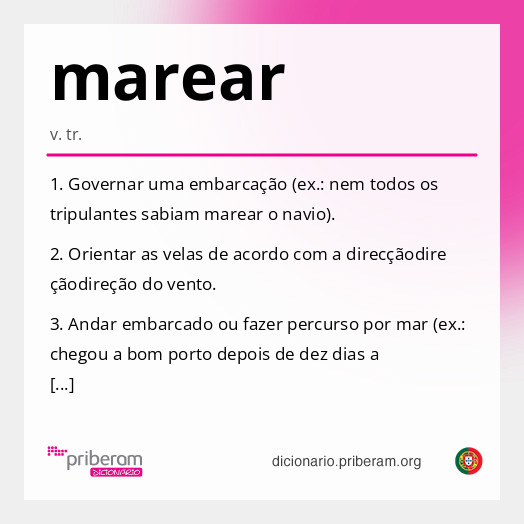 Significado de marear