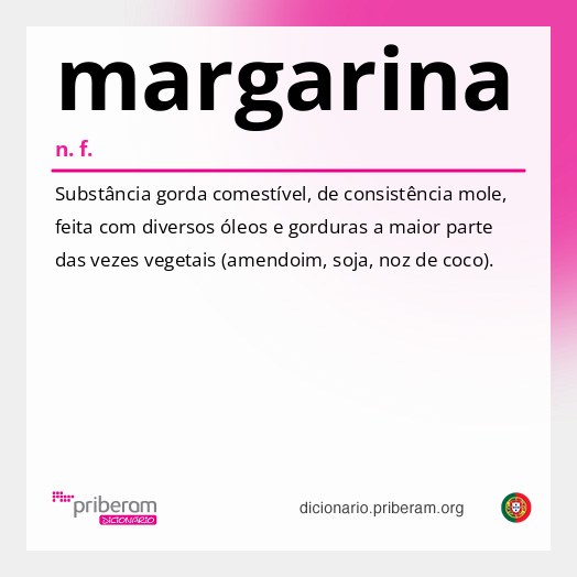 Significado de margarina