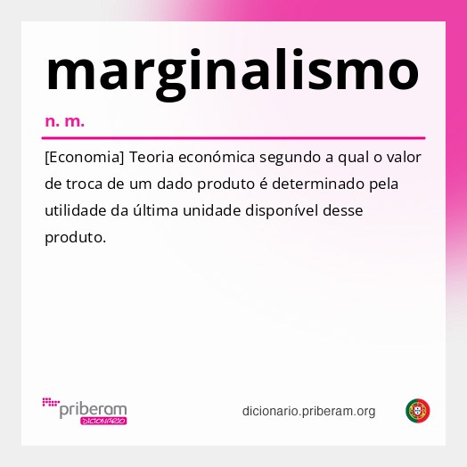 Significado de marginalismo