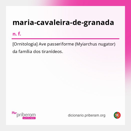 Significado de maria-cavaleira-de-granada