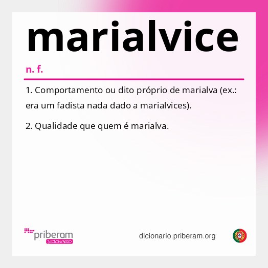 Significado de marialvice