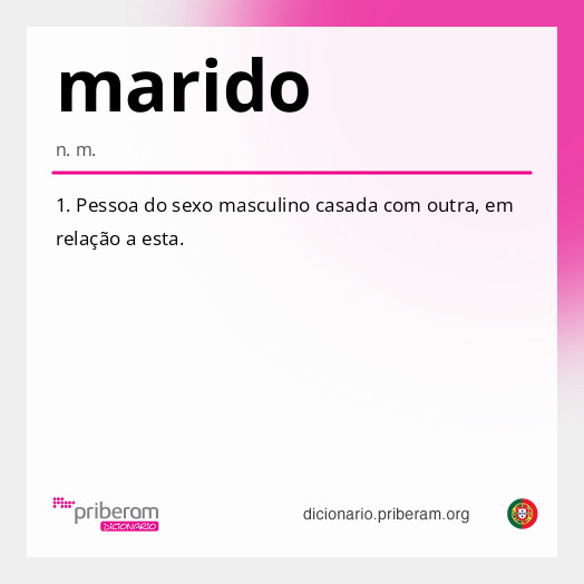 Significado de marido