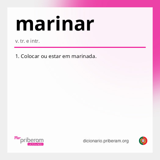 Significado de marinar