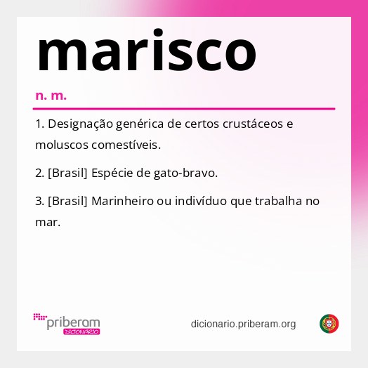 Significado de marisco