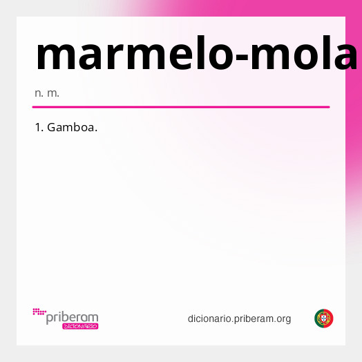 Significado de marmelo-molar