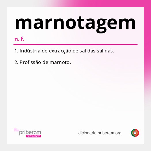 Significado de marnotagem