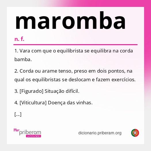 Significado de maromba