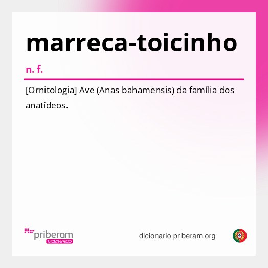 Significado de marreca-toicinho