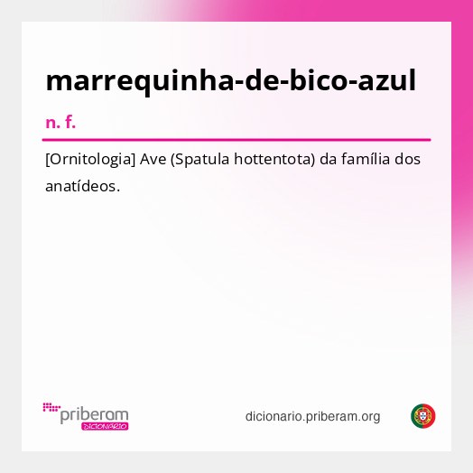 Significado de marrequinha-de-bico-azul