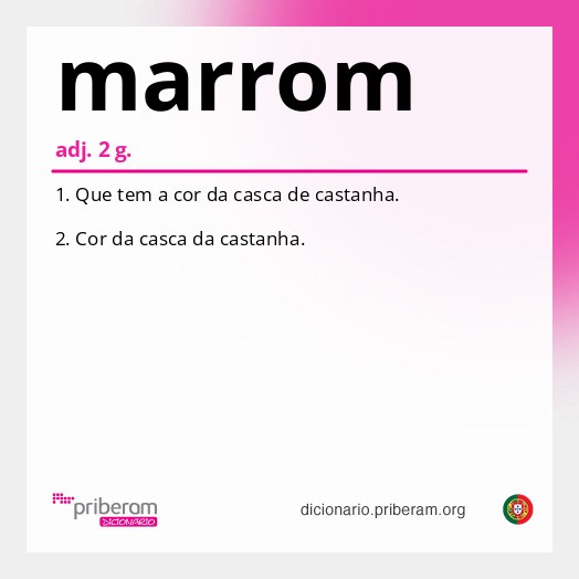 Significado de marrom