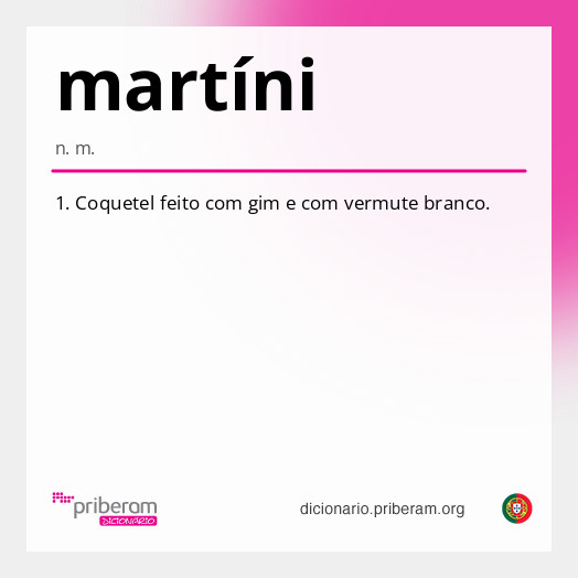 Significado de martíni