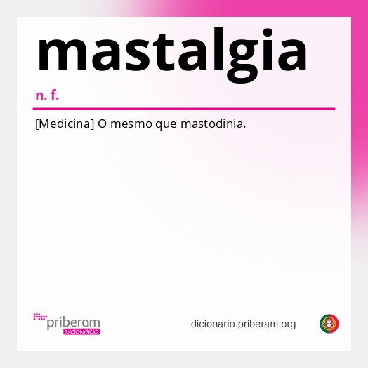 Significado de mastalgia