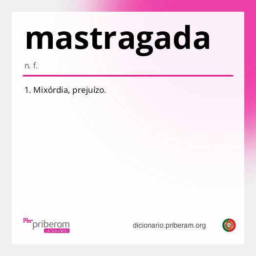 Significado de mastragada