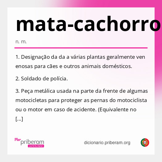 Significado de mata-cachorro
