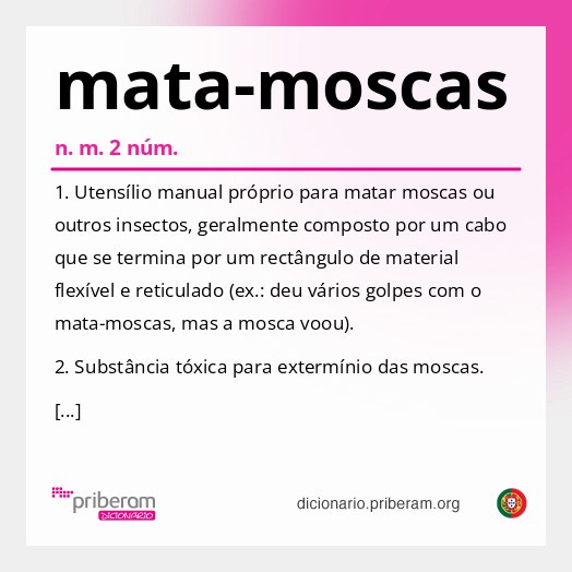 Significado de mata-moscas