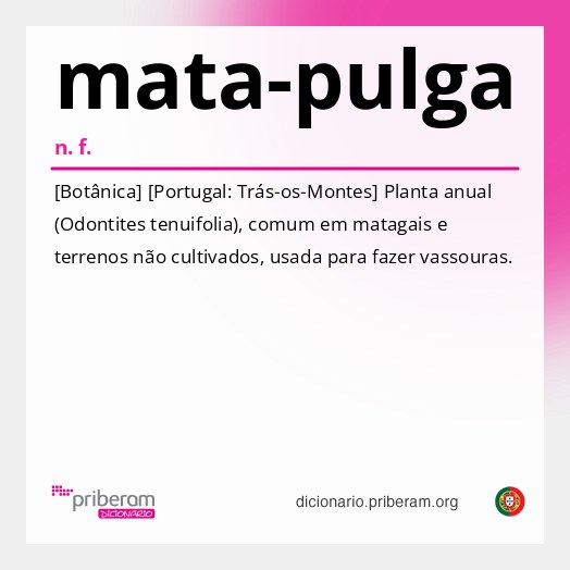 Significado de mata-pulga