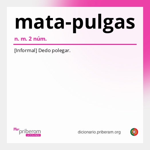 Significado de mata-pulgas