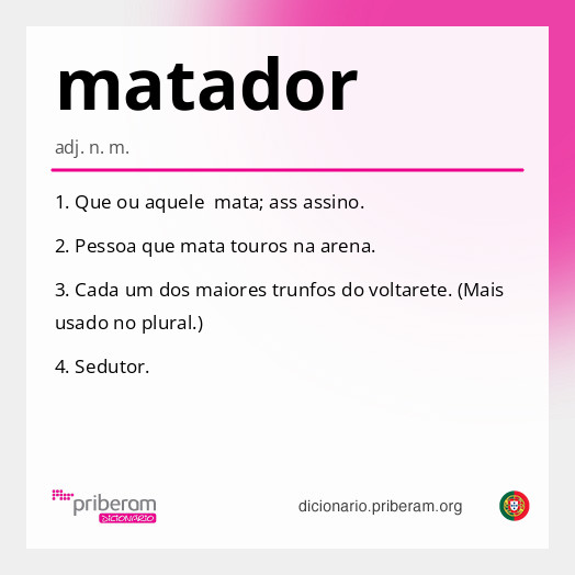 Significado de matador