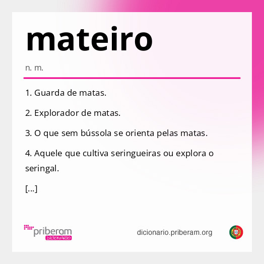 Significado de mateiro