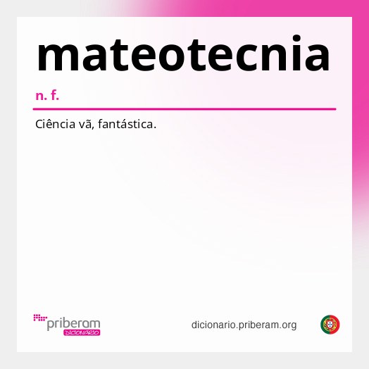 Significado de mateotecnia