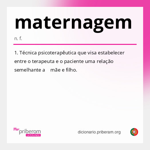 Significado de maternagem