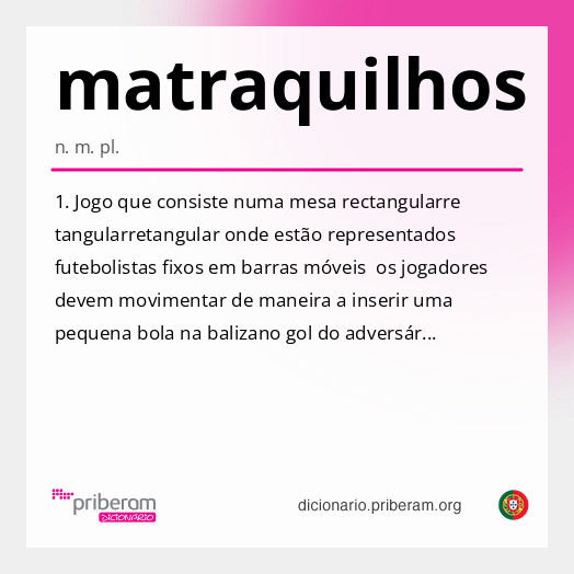 Significado de matraquilhos