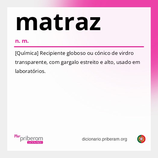 Significado de matraz