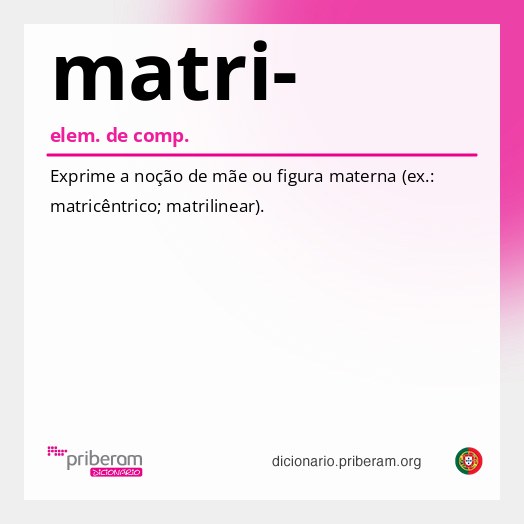 Significado de matri-