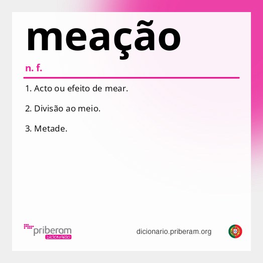 Significado de meação