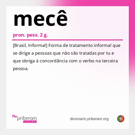Significado de mecê