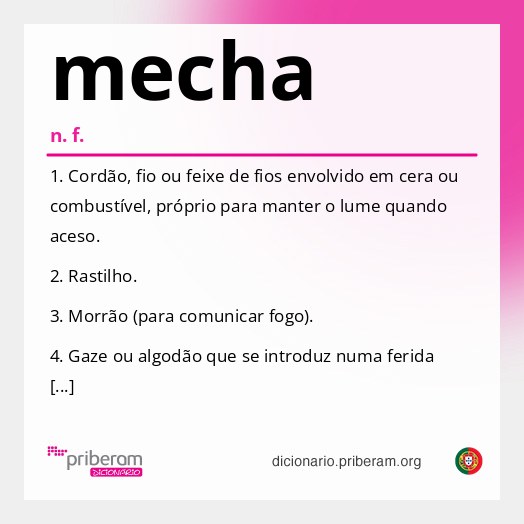 Significado de mecha