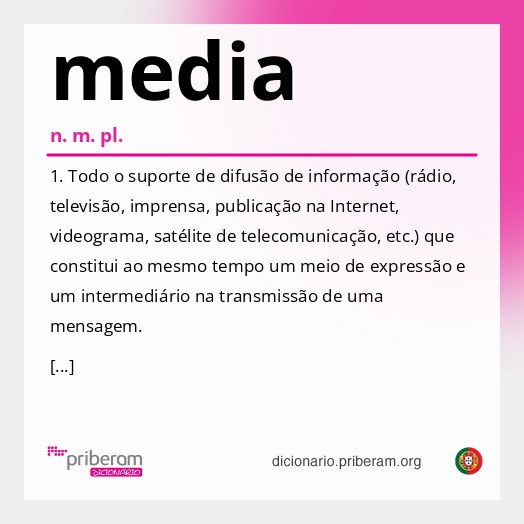 Significado de media