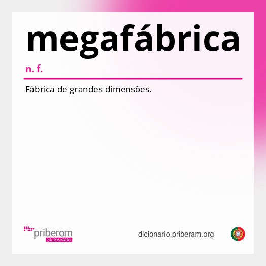 Significado de megafábrica