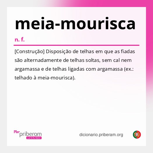 Significado de meia-mourisca