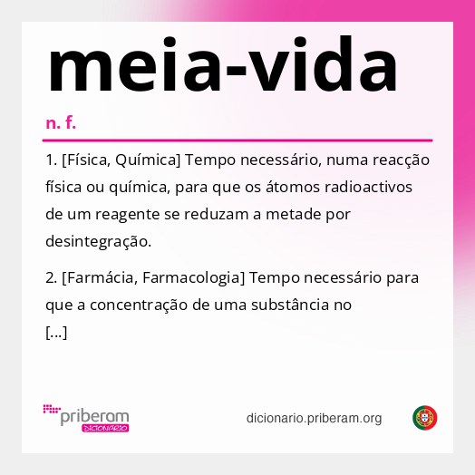 Significado de meia-vida