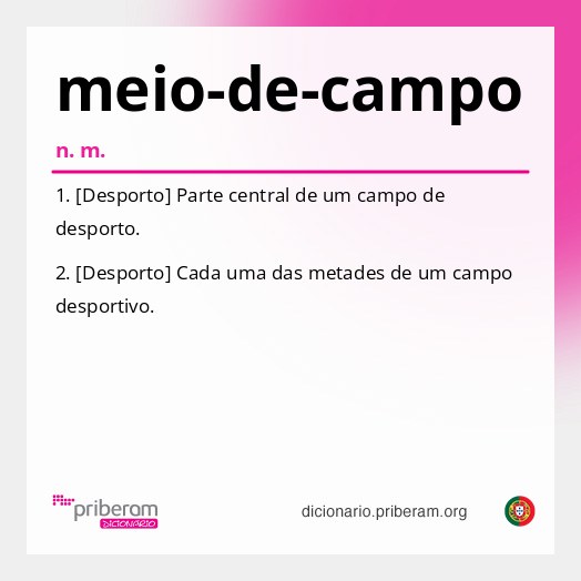 Significado de meio-de-campo