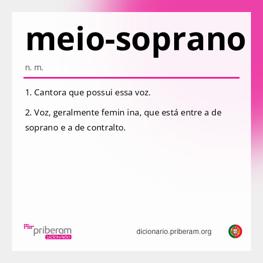 Significado de meio-soprano