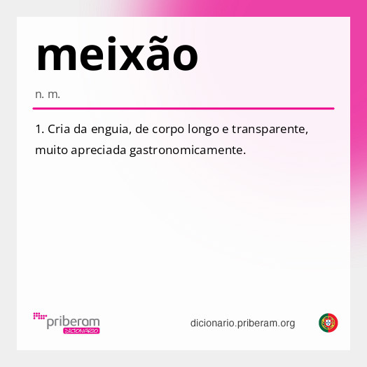 Significado de meixão
