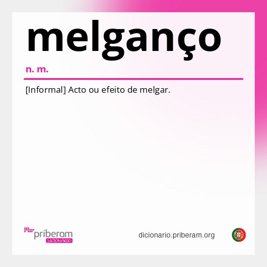Significado de melganço