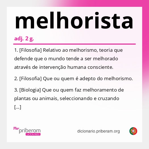 Significado de melhorista