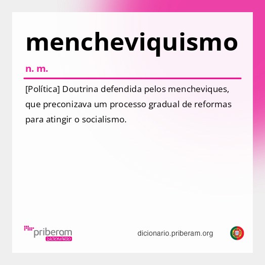 Significado de mencheviquismo