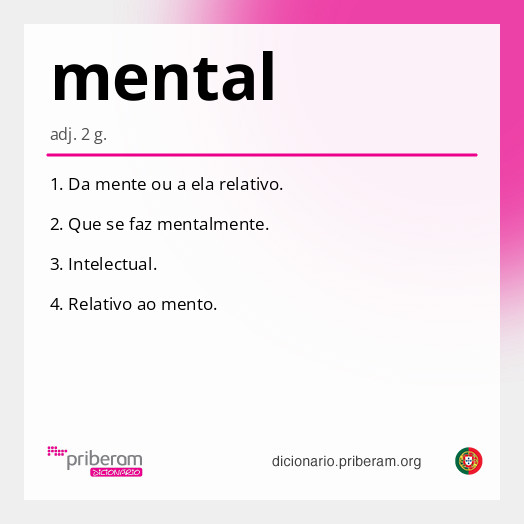 Significado de mental