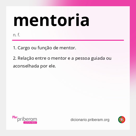 Significado de mentoria