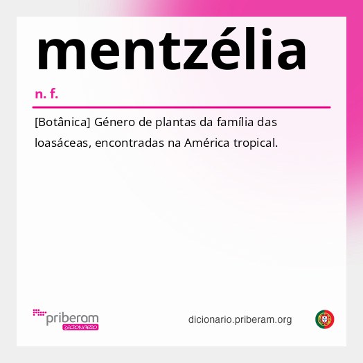 Significado de mentzélia