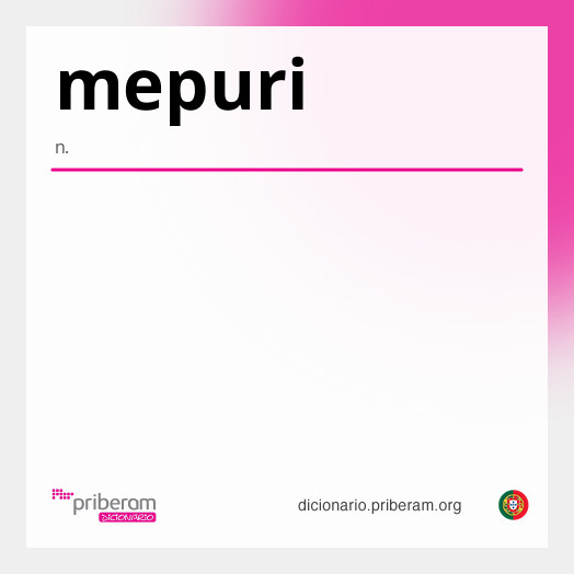 Significado de mepuri