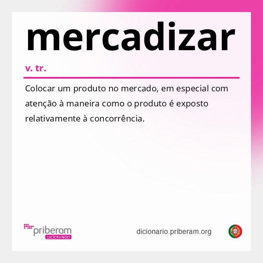 Significado de mercadizar