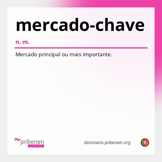 Significado de mercado-chave